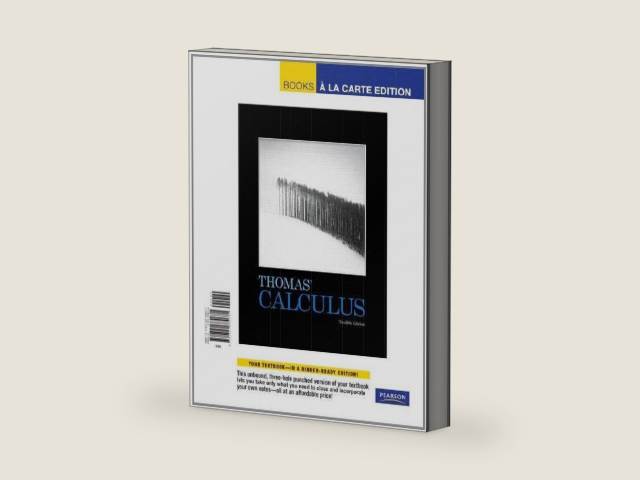 Thomas' Calculus, Books a la Carte Edition by George Thomas J. | barcode:9780321730671 | source:'9780321730671-right-three-quarter.jpg