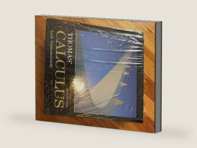 Thomas' Calculus: Early Transcendentals by George Thomas Jr. | barcode:9780321884077 | source:'9780321884077-right-three-quarter.jpg