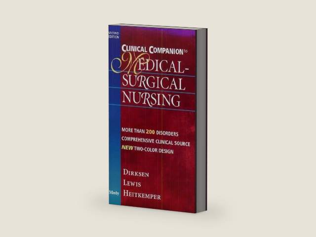Clinical Companion to Medical-Surgical Nursing by Sharon L. Lewis RN PhD FAAN | barcode:9780323004046 | source:'9780323004046-right-three-quarter.jpg