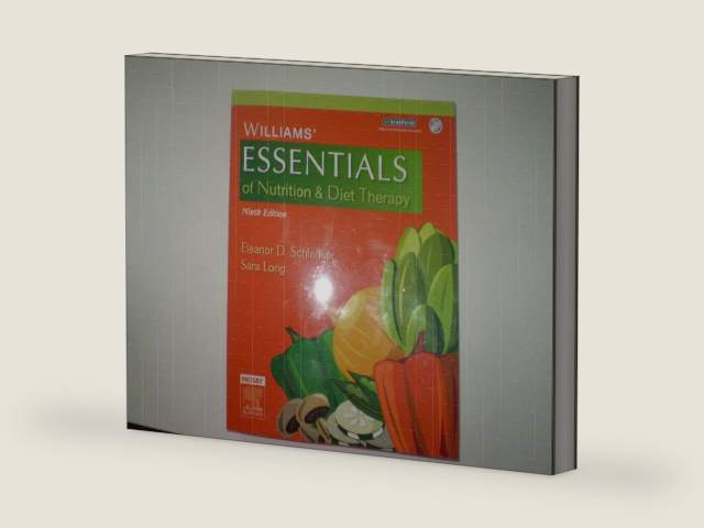 Williams' Essentials of Nutrition & Diet Therapy by Eleanor Schlenker PhD RDN | barcode:9780323037648 | source:'9780323037648-right-three-quarter.jpg