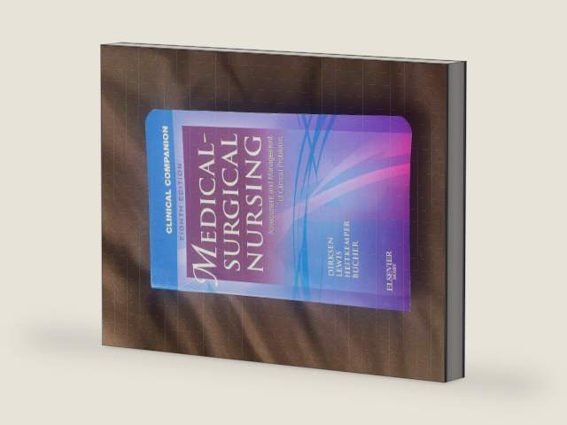 Clinical Companion to Medical-Surgical Nursing: Assessment and Management of Clinical Problems by Sharon L. Lewis RN PhD FAAN | barcode:9780323066624 | source:'9780323066624-right-three-quarter.jpg