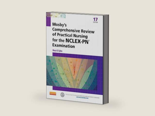 Mosby's Comprehensive Review of Practical Nursing for the NCLEX-PN® Exam by Mary O. Eyles PhD RN | barcode:9780323088589 | source:'9780323088589-right-three-quarter.jpg
