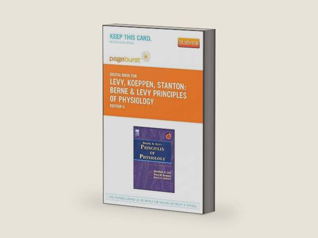 Berne & Levy Principles of Physiology - Elsevier eBook on VitalSource (Retail Access Card) by Matthew N. Levy MD | barcode:9780323137393 | source:'9780323137393-right-three-quarter.jpg