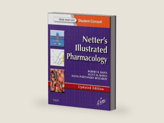 Netter's Illustrated Pharmacology Updated Edition: with Student Consult Access by Robert B. Raffa PhD | barcode:9780323220910 | source:'9780323220910-right-three-quarter.jpg