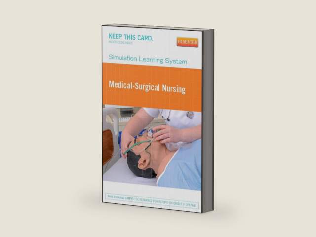 Simulation Learning System for Medical-Surgical Nursing (Retail Access Card) by Elsevier | barcode:9780323221726 | source:'9780323221726-right-three-quarter.jpg