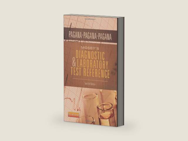 Mosby's Diagnostic and Laboratory Test Reference by Kathleen Deska Pagana PhD RN | barcode:9780323225762 | source:'9780323225762-right-three-quarter.jpg