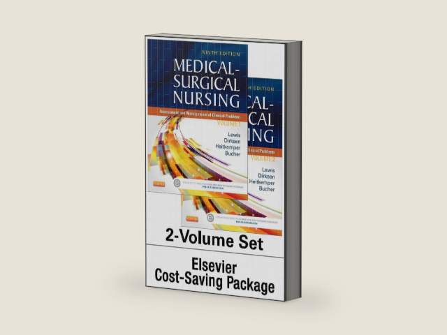 Medical-Surgical Nursing - Two-Volume Text and Simulation Learning System Package by Sharon L. Lewis RN PhD FAAN | barcode:9780323244343 | source:'9780323244343-right-three-quarter.jpg
