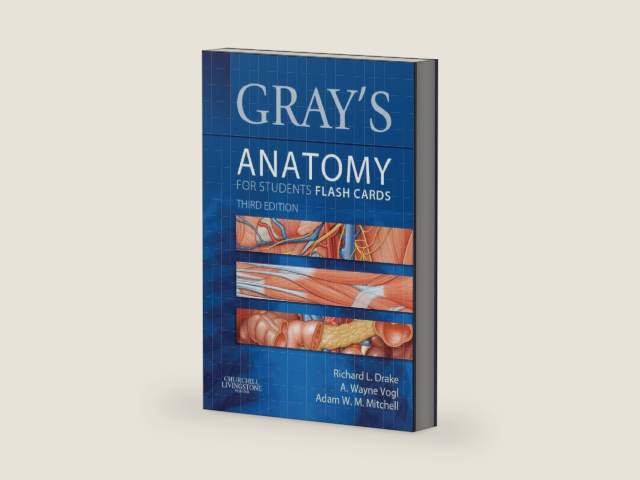 Gray's Anatomy for Students Flash Cards E-Book: with STUDENT CONSULT Online Access by Richard Drake | barcode:9780323319607 | source:'9780323319607-right-three-quarter.jpg