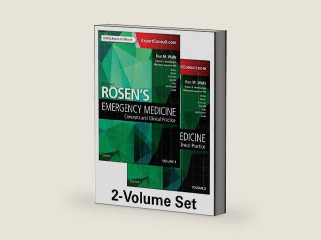 Rosen's Emergency Medicine: Concepts and Clinical Practice: Volume - 1&2, 9e by Ron Walls MD | barcode:9780323354790 | source:'9780323354790-right-three-quarter.jpg