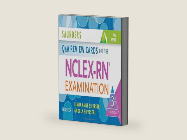 Saunders Q & A Review Cards for the NCLEX-RN® Examination by Linda Anne Silvestri PhD RN ANEF FAAN | barcode:9780323414784 | source:'9780323414784-right-three-quarter.jpg