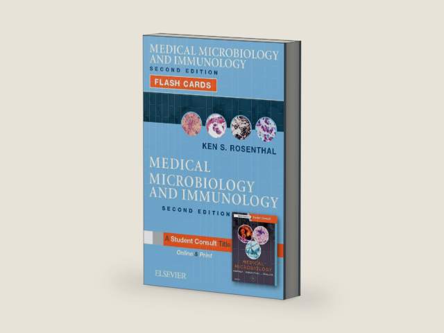 Medical Microbiology and Immunology Flash Cards: with STUDENT CONSULT Online and Print by Ken S. Rosenthal PhD | barcode:9780323462242 | source:'9780323462242-right-three-quarter.jpg
