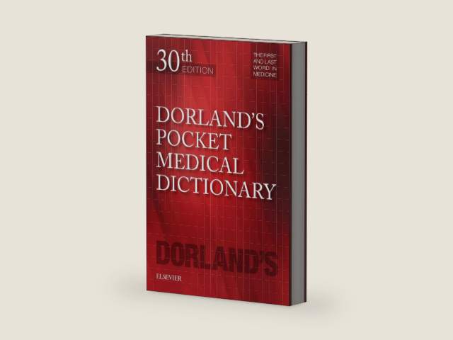 Dorland's Pocket Medical Dictionary by Dorland | barcode:9780323554930 | source:'9780323554930-right-three-quarter.jpg