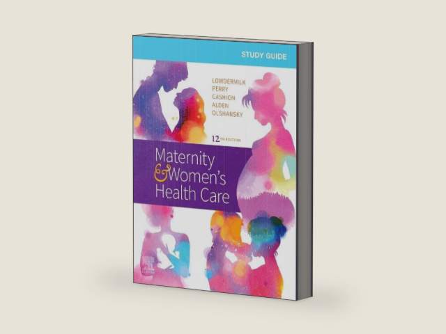 Study Guide for Maternity & Women's Health Care by Deitra Leonard Lowdermilk RNC PhD FAAN | barcode:9780323555265 | source:'9780323555265-right-three-quarter.jpg