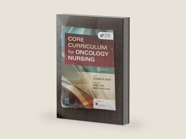 Core Curriculum for Oncology Nursing by Oncology Nursing Society | barcode:9780323595452 | source:'9780323595452-right-three-quarter.jpg