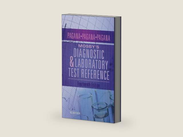 Mosby's Diagnostic and Laboratory Test Reference by Kathleen Deska Pagana PhD RN | barcode:9780323609692 | source:'9780323609692-right-three-quarter.jpg