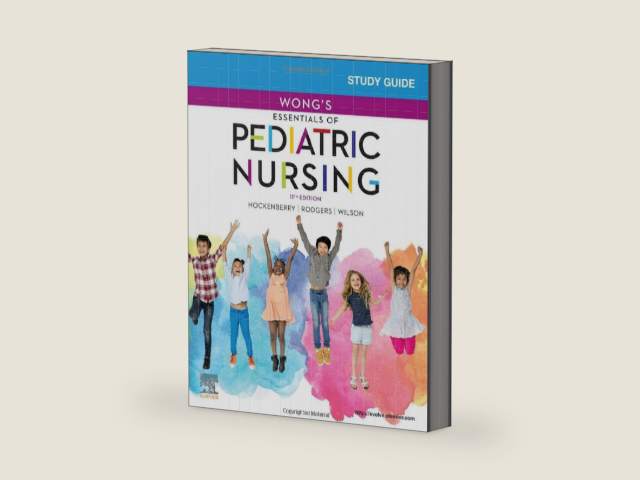 Study Guide for Wong's Essentials of Pediatric Nursing by Marilyn J. Hockenberry PhD RN PPCNP-BC FAAN | barcode:9780323636759 | source:'9780323636759-right-three-quarter.jpg