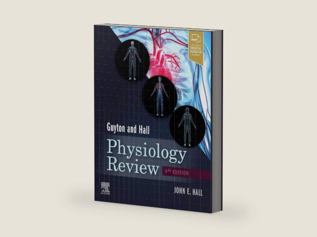 Guyton & Hall Physiology Review by John E. Hall PhD | barcode:9780323639996 | source:'9780323639996-right-three-quarter.jpg