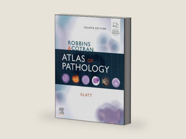 Robbins and Cotran Atlas of Pathology (Robbins Pathology) by Edward C. Klatt MD | barcode:9780323640183 | source:'9780323640183-right-three-quarter.jpg