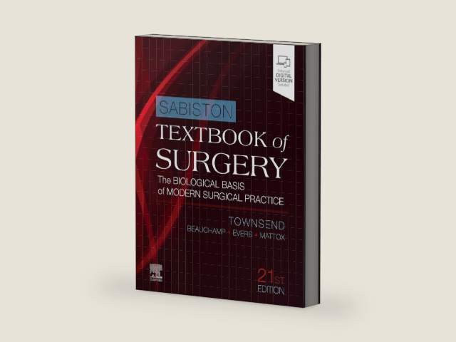 Sabiston Textbook of Surgery: The Biological Basis of Modern Surgical Practice by Courtney M. Townsend Jr. JR MD | barcode:9780323640626 | source:'9780323640626-right-three-quarter.jpg