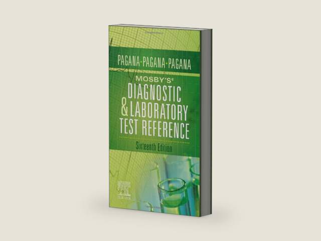 Mosby's® Diagnostic and Laboratory Test Reference by Kathleen Deska Pagana PhD RN | barcode:9780323683555 | source:'9780323683555-right-three-quarter.jpg
