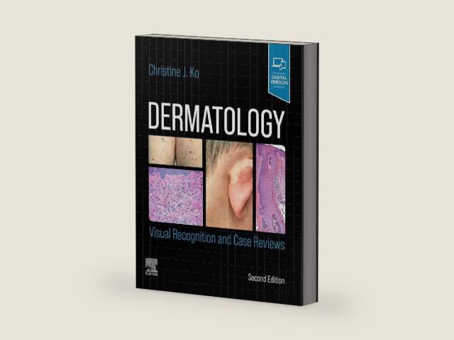 Dermatology: Visual Recognition and Case Reviews by Christine Ko MD | barcode:9780323697255 | source:'9780323697255-right-three-quarter.jpg