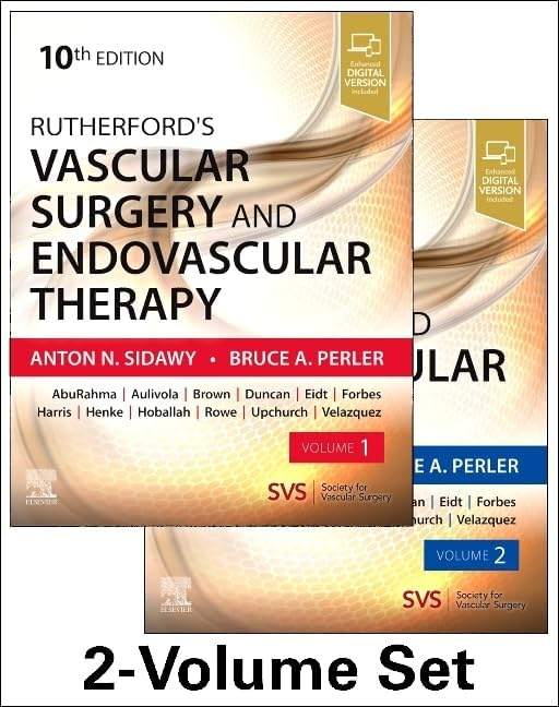 Rutherford's Vascular Surgery and Endovascular Therapy, 2-Volume Set by Anton N. Sidawy MD MPH | barcode:9780323775571 | source:'9780323775571.jpg