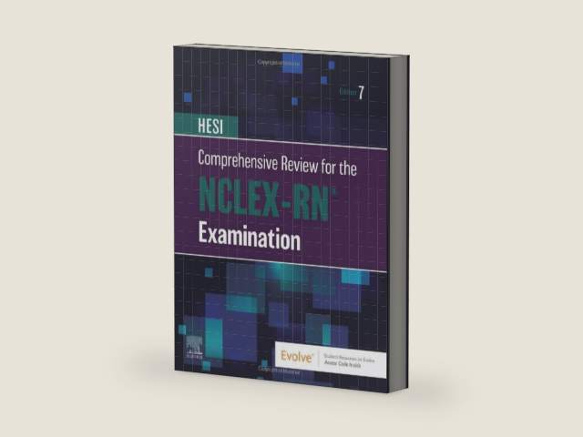 HESI Comprehensive Review for the NCLEX-RN® Examination by HESI | barcode:9780323831932 | source:'9780323831932-right-three-quarter.jpg