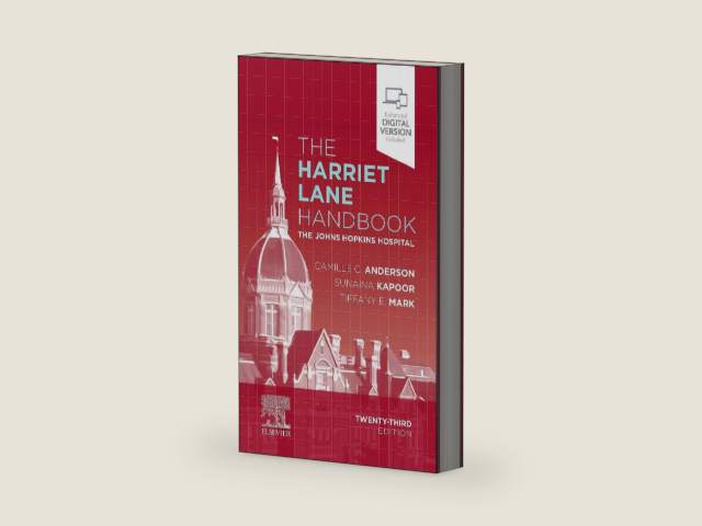 The Harriet Lane Handbook: The Johns Hopkins Hospital by The Johns Hopkins Hospital | barcode:9780323876988 | source:'9780323876988-right-three-quarter.jpg