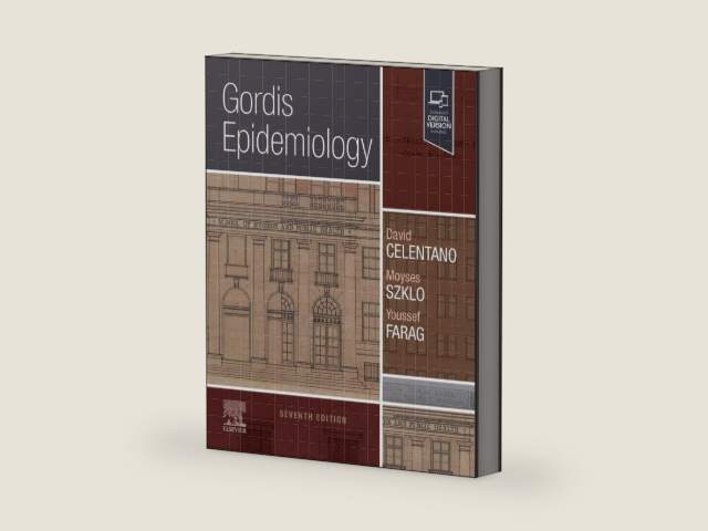 Gordis Epidemiology by David D. Celentano ScD MHS | barcode:9780323877756 | source:'9780323877756-right-three-quarter.jpg