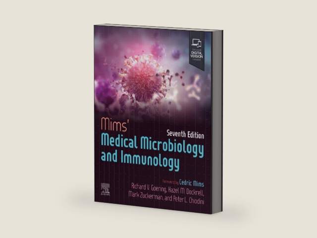 Mims' Medical Microbiology and Immunology by Richard Goering BA MSc PhD | barcode:9780323937252 | source:'9780323937252-right-three-quarter.jpg