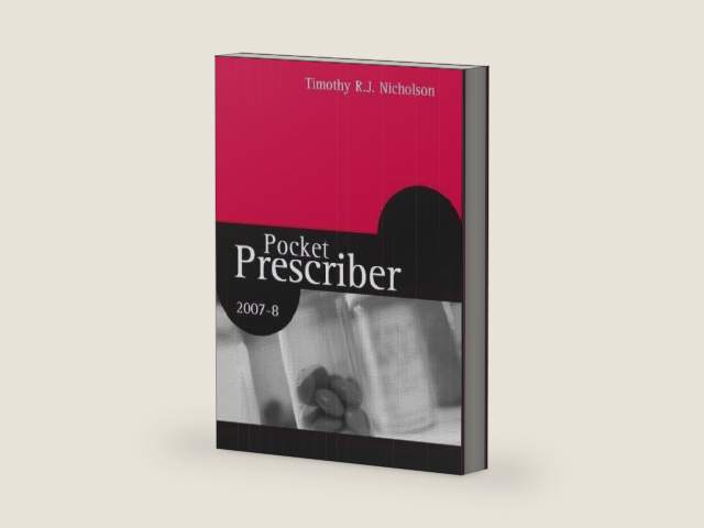 Pocket Prescriber 2007-8 by Timothy R J Nicholson | barcode:9780340939079 | source:'9780340939079-right-three-quarter.jpg