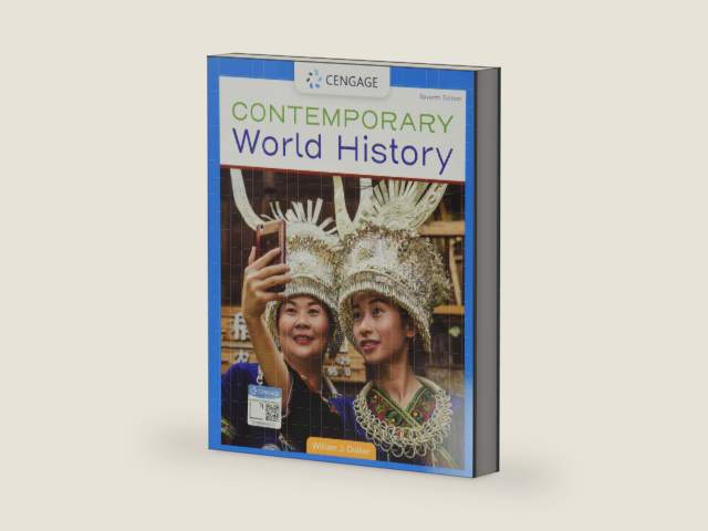 Contemporary World History by William J. Duiker | barcode:9780357364864 | source:'9780357364864-right-three-quarter.jpg