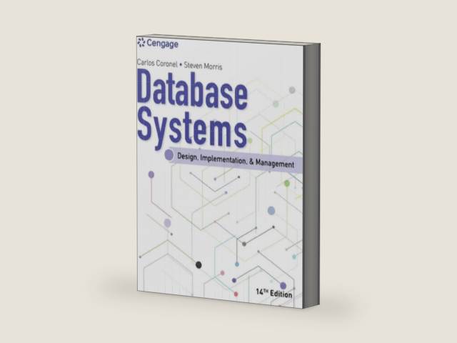 Database Systems: Design, Implementation, & Management (MindTap Course List) by Carlos Coronel | barcode:9780357673034 | source:'9780357673034-right-three-quarter.jpg
