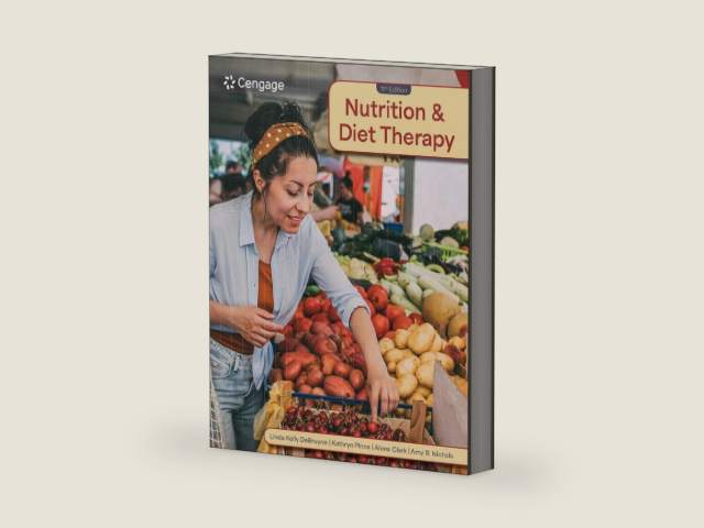 Nutrition & Diet Therapy by Linda DeBruyne | barcode:9780357973899 | source:'9780357973899-right-three-quarter.jpg