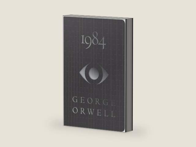 1984 Deluxe Edition (Modern Classics) by George Orwell | barcode:9780358375401 | source:'9780358375401-right-three-quarter.jpg