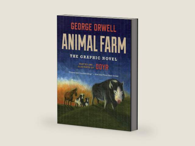 Animal Farm: The Graphic Novel: (Authorized Orwell Edition) by George Orwell | barcode:9780358410775 | source:'9780358410775-right-three-quarter.jpg