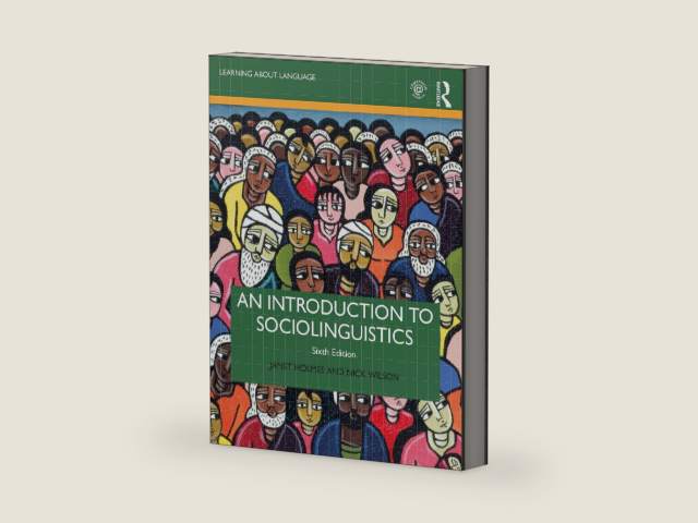 An Introduction to Sociolinguistics (Learning about Language) by Janet Holmes | barcode:9780367421106 | source:'9780367421106-right-three-quarter.jpg