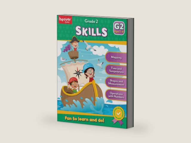 Head Start Skills Workbooks: Ages 7-8 - 2nd Grade Prep with Sticker Sheet (Grade 2 Workbook) by PAPP | barcode:9780369908025 | source:'9780369908025-right-three-quarter.jpg