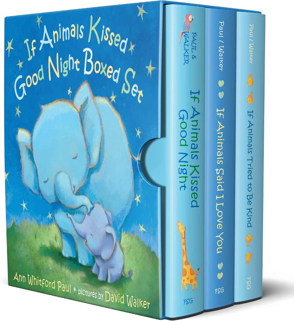 If Animals Kissed Good Night Boxed Set: If Animals Kissed Good Night, If Animals Said I Love You, If Animals Tried to Be Kind by Ann Whitford Paul | barcode:9780374391508 | source:'9780374391508.jpg