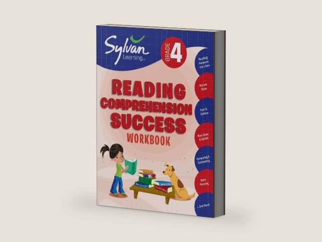 4th Grade Reading Comprehension Success Workbook: Reading Between the Lines, Picture Clues, Fact and Opinion, Main Ideas and Details, Comparing and ... and More (Sylvan Language Arts Workbooks) by Sylvan Learning | barcode:9780375430039 | source:'9780375430039-right-three-quarter.jpg