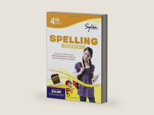 4th Grade Spelling Success (Sylvan Workbooks) (Sylvan Language Arts Workbooks) by Sylvan Learning | barcode:9780375430046 | source:'9780375430046-right-three-quarter.jpg