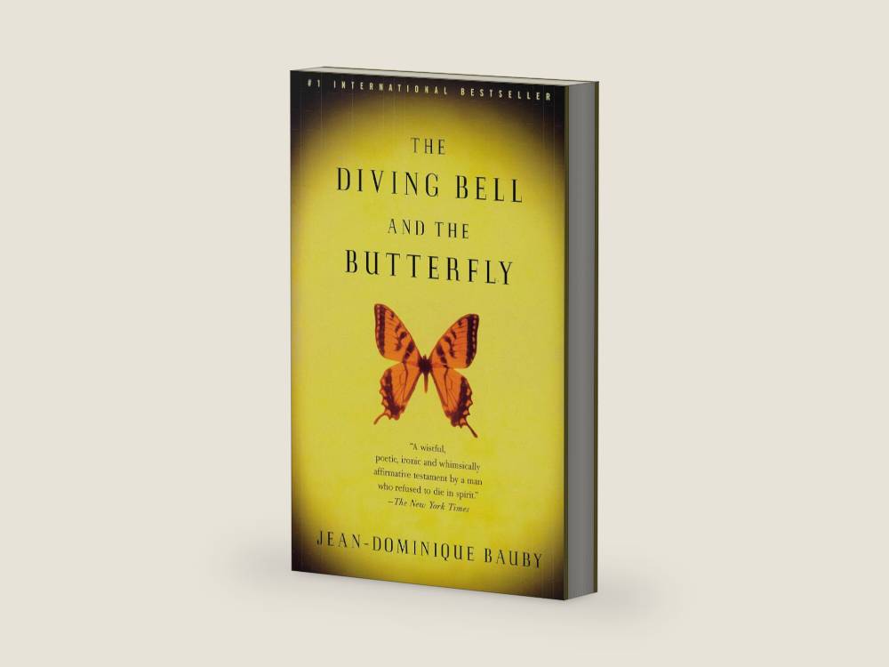 The Diving Bell and the Butterfly: A Memoir of Life in Death (Vintage International) by Jean-Dominique Bauby | barcode:9780375701214 | source:'9780375701214-right-three-quarter.jpg