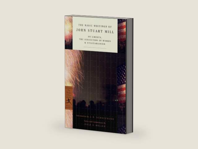 The Basic Writings of John Stuart Mill: On Liberty, the Subjection of Women and Utilitarianism (Modern Library Classics) by John Stuart Mill | barcode:9780375759185 | source:'9780375759185-right-three-quarter.jpg