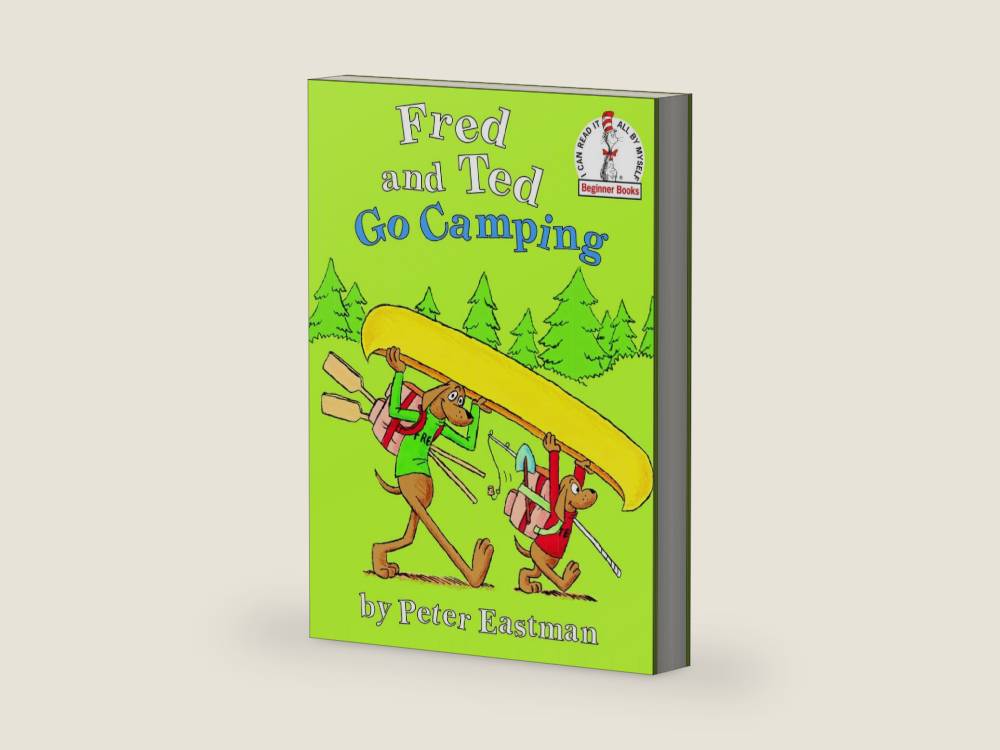 Fred and Ted Go Camping (Beginner Books) by Peter Eastman | barcode:9780375829659 | source:'9780375829659-right-three-quarter.jpg