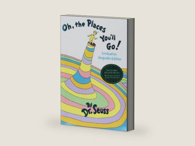 Oh, the Places Youll Go! Graduation Keepsake Edition by Dr. Seuss | barcode:9780375972959 | source:'9780375972959-right-three-quarter.jpg