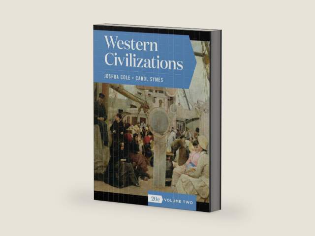 Western Civilizations: Their History & Their Culture (2) by Joshua Cole | barcode:9780393418880 | source:'9780393418880-right-three-quarter.jpg
