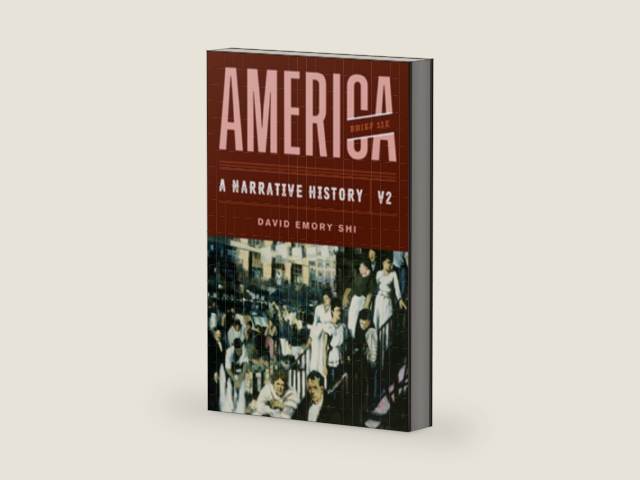 America: A Narrative History (2) by David E. Shi | barcode:9780393668971 | source:'9780393668971-right-three-quarter.jpg