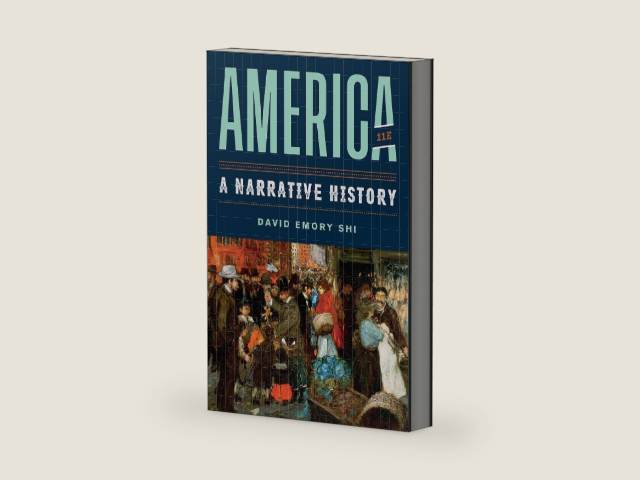America: A Narrative History by David Emory Shi | barcode:9780393689693 | source:'9780393689693-right-three-quarter.jpg