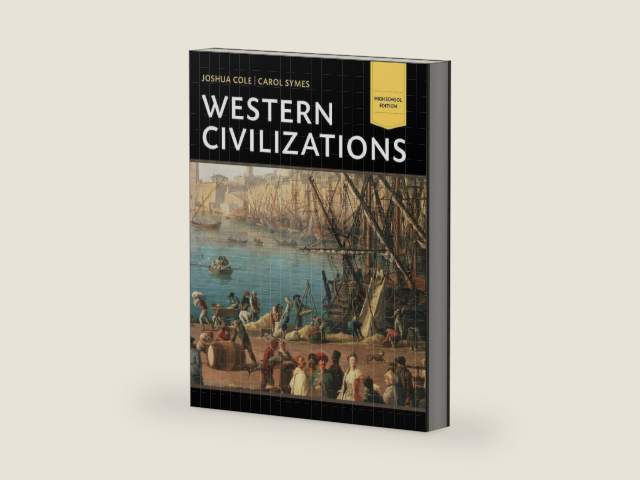 Western Civilizations: Their History & Their Culture: High School Edition by Joshua Cole | barcode:9780393923384 | source:'9780393923384-right-three-quarter.jpg
