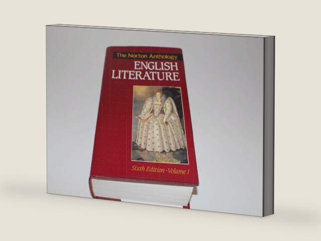 The Norton Anthology of English Literature, Vol. 1 by M. H. Abrams | barcode:9780393962871 | source:'9780393962871-right-three-quarter.jpg